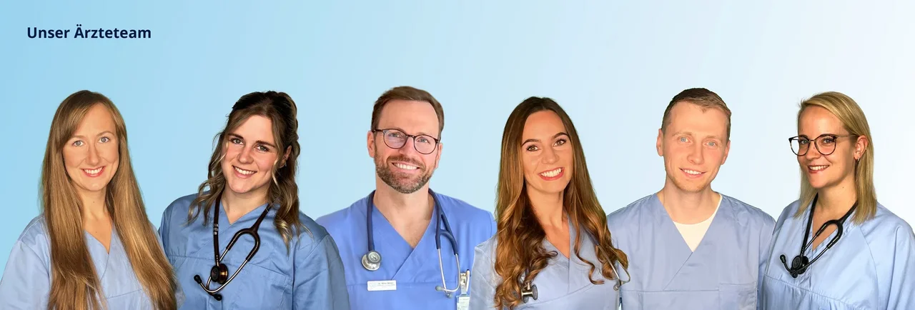 Foto unseres Aerzteteams